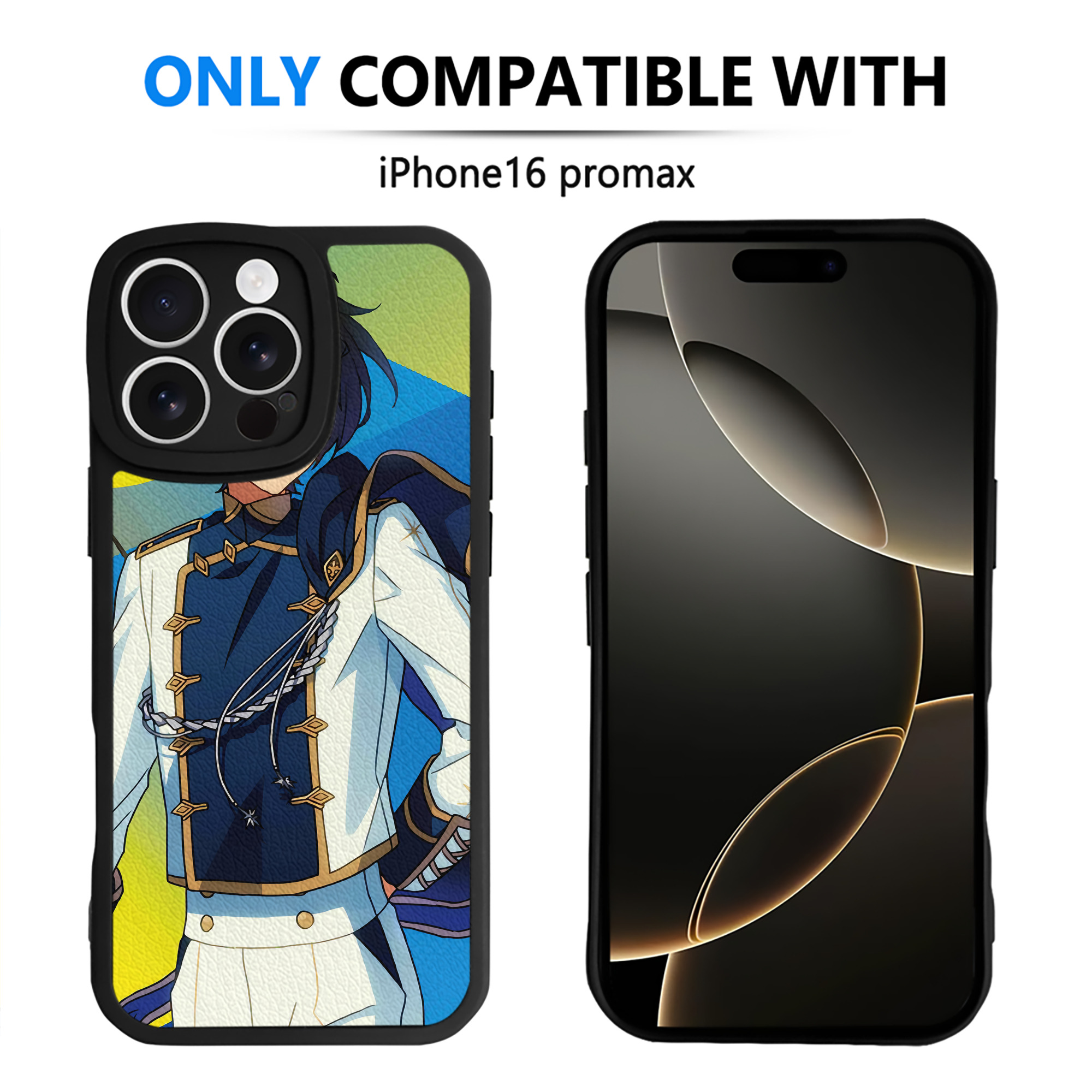 （画像用） あんさんぶるスターズ! Ensemble Stars 【iPhone 16シリーズ対応】シリコンスマホケース（レザー調） 材質：シリコン